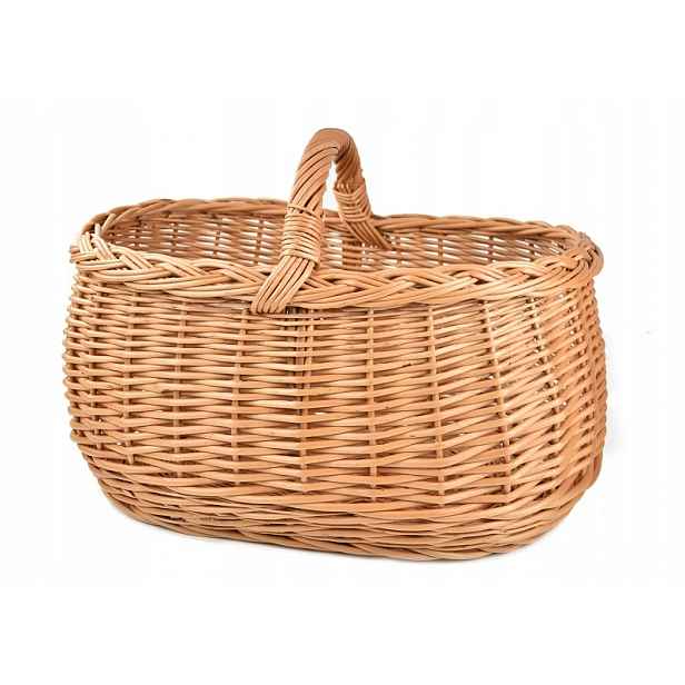 Proutěný nákupní košík na houby Dárek
