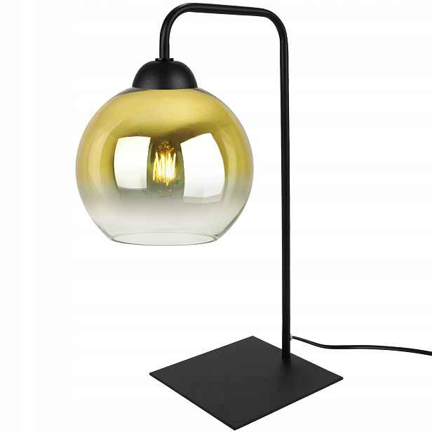 Stolní Noční Lampa Zlaté Led Stínidlo 15 CM
