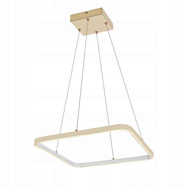 Závěsná Lampa Čtvercová Zlatá Úzká LED3100 LM 4000K 26 V 6368 Tk Lighting