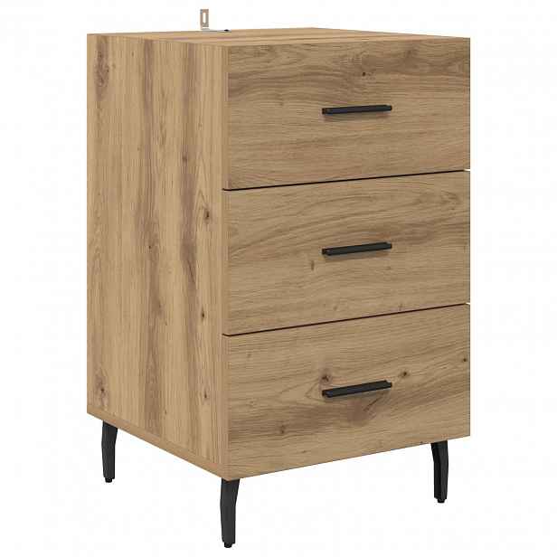 vidaXL Noční skříňka Artisanový dub 40 x 40 x 66 cm Kompozitní dřevo