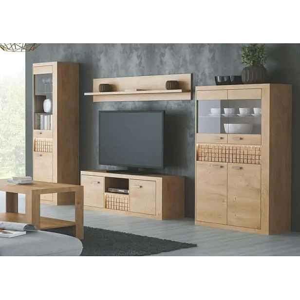 Casarredo Obývací sestava NATURAL (4+5+11+12) dub ribbeck/kostka