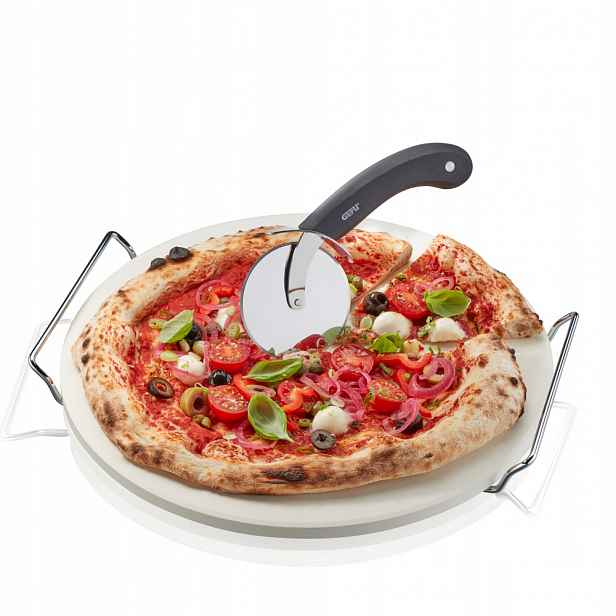 Gefu Darioso sada kámen na pizzu 33 cm se stojanem a nožem