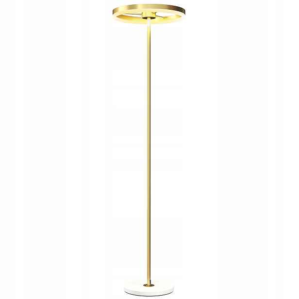 Homcom Stojací lampa se 3 úrovněmi jasu zlata