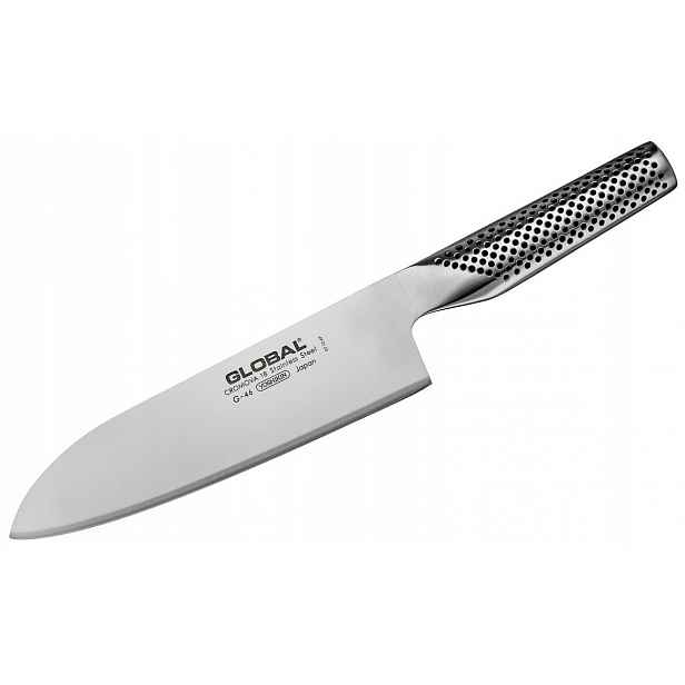 Nůž Santoku Global G-46 18 cm, Ocel Cromova 18, univerzální