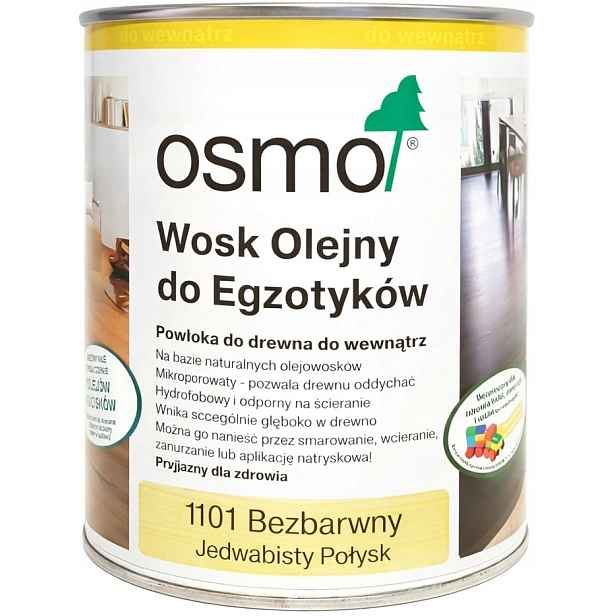 Osmo 1101 Vosk na exotiku 0,75 l – olejovosk na exotické dřevo