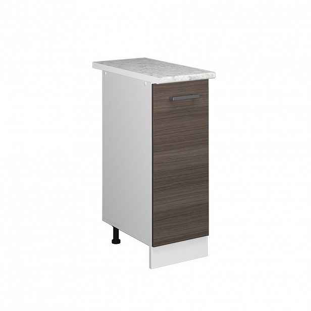 Vicco UNIVERZÁLNÍ ZÁKLADNÍ JEDNOTKA R-Line Šedá 30 cm s dvířky, s pracovní deskou