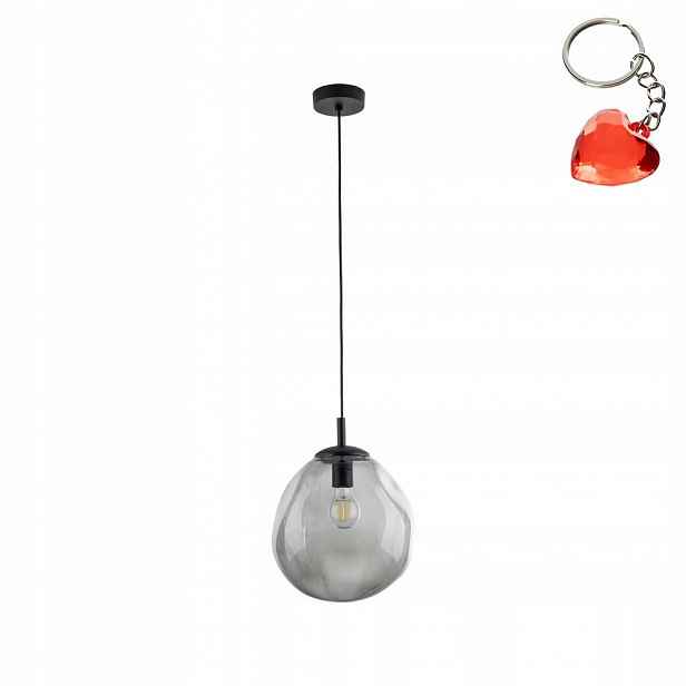 Závěsná Stropní Svítidlo Moderní černý kov E27 25 cm Tk Lighting
