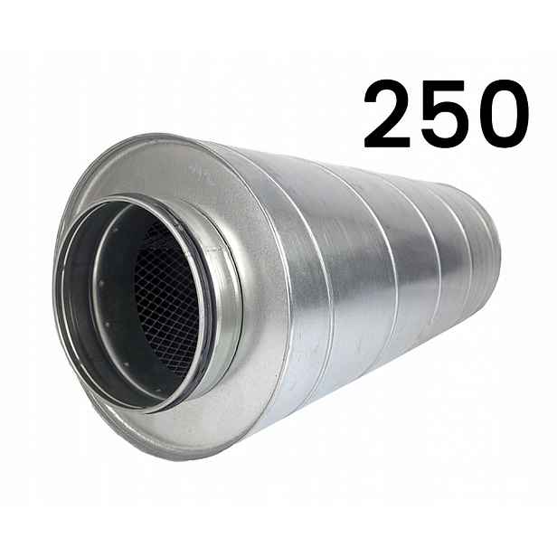 Tlumič kanálový akustický, pozinkovaný, fi 250 600 mm TP250L600