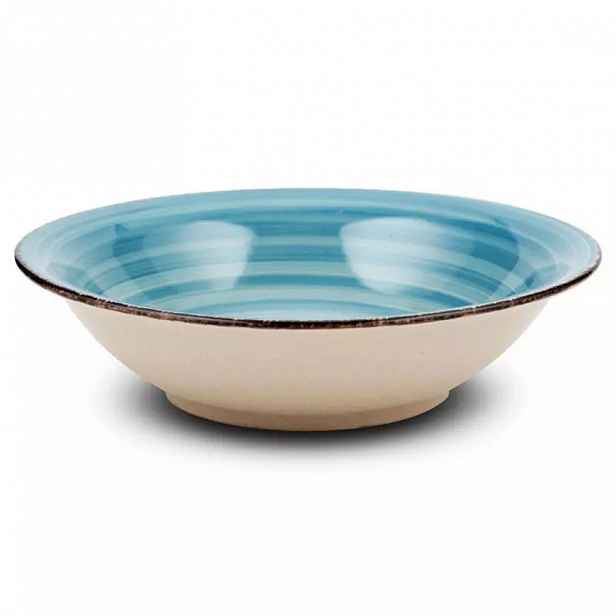 Hluboký talíř  "Lines Faded Blue" 21 cm