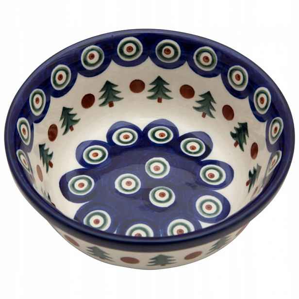 Miska na polévku do müsli 16 cm Ceramika Artystyczna Bolesławiec dek 0366