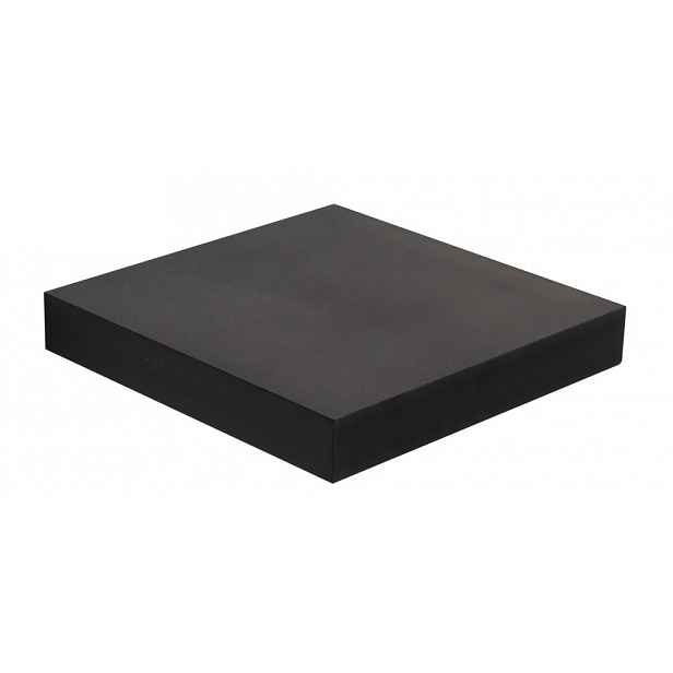 Nástěnná police Basic 25 cm, černá