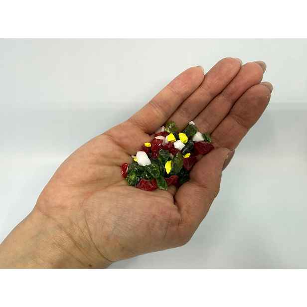 Dekorativní skleněná miska Garden Grit mix barev (39) 10 kg