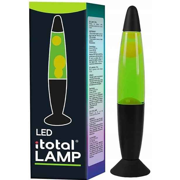 Lávová lampa Lava Lawa XL2681 Zelená černá lávová magmatická lampa It
