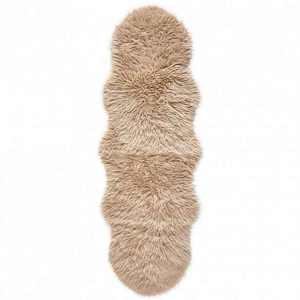 Novel UMĚLÁ KOŽEŠINA, 60/180 cm, béžová