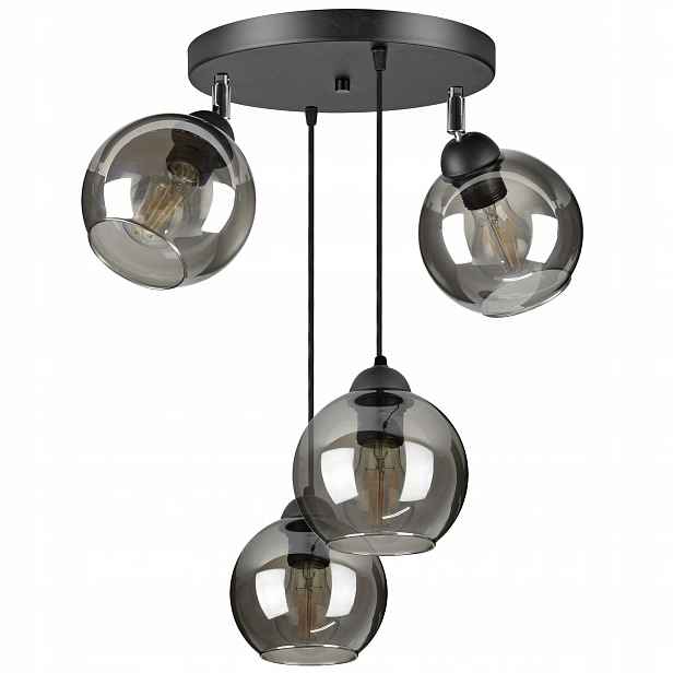 Skleněná závěsná stropní lampa Led koule