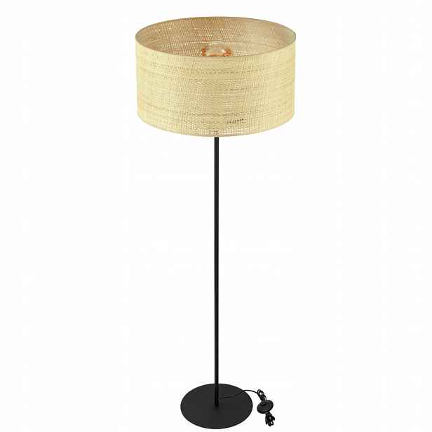 Podlahová Stojací Lampa Ratanová Válec 40 CM Boho Led E27 Polská