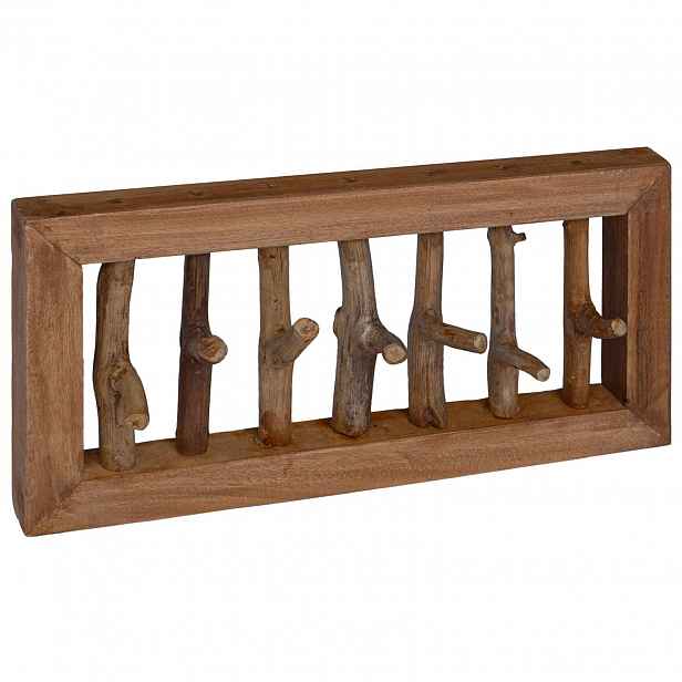 vidaXL Háček na Kabáty Přírodní 50 x 10 x 25 cm