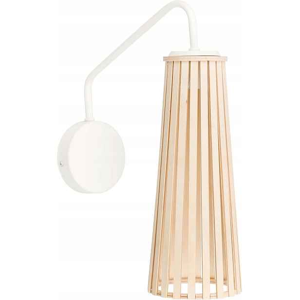 Led nástěnné svítidlo Nowodvorski Dover dřevěné GU10 35W světlé dřevo/bílá barva