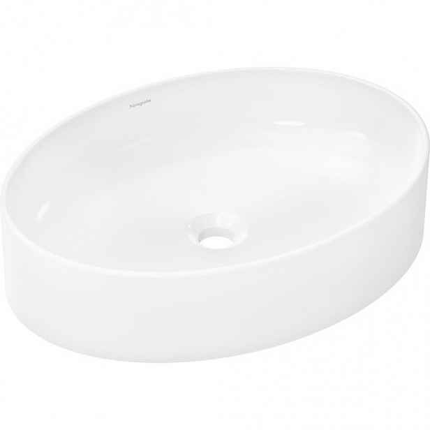 Hansgrohe Xuniva D umyvadlo na desku 55x40 cm bez otvoru pro baterii, bez přepadu 61072450