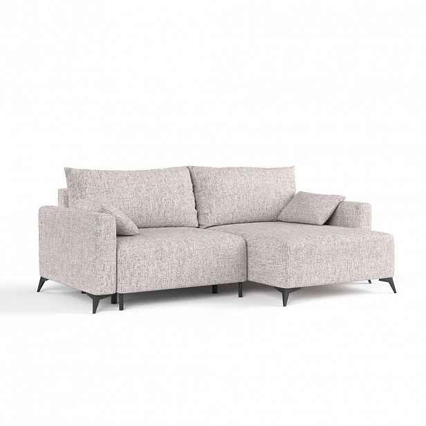 AltaBeds ROHOVÁ SEDAČKA NUVIO, textil, Béžová