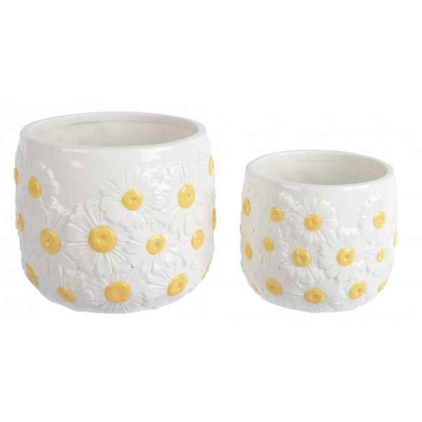 Obal na kvetináč (2 ks) Heřmánek