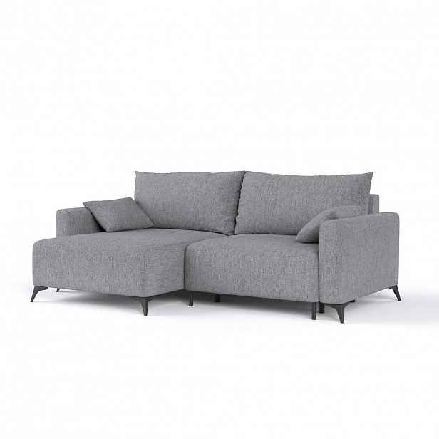 AltaBeds ROHOVÁ SEDAČKA NUVIO, textil, Šedá