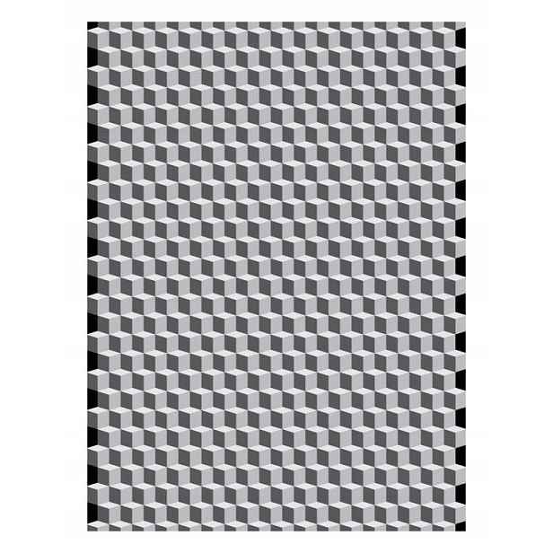 Fototapeta Šedé kostky 3D iluze prostoru geometrie 206x275 lepidlo