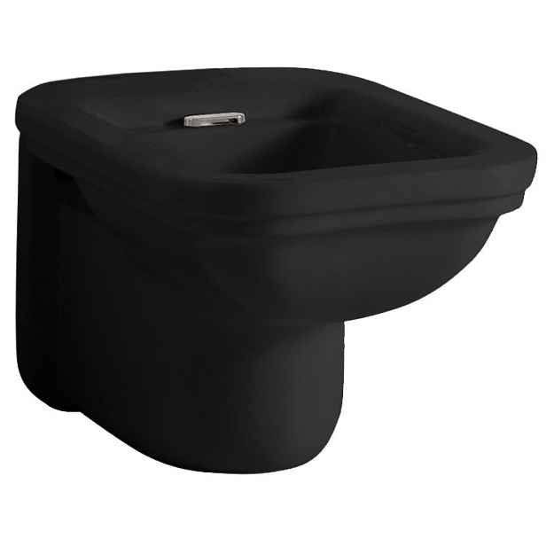 Kerasan WALDORF bidet závěsný 37x55cm, černá mat
