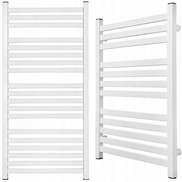 Nástěnný Koupelnový Radiátor Bílý Žebřík Gr-kw 1150 x 530 19 Žeberek 637W