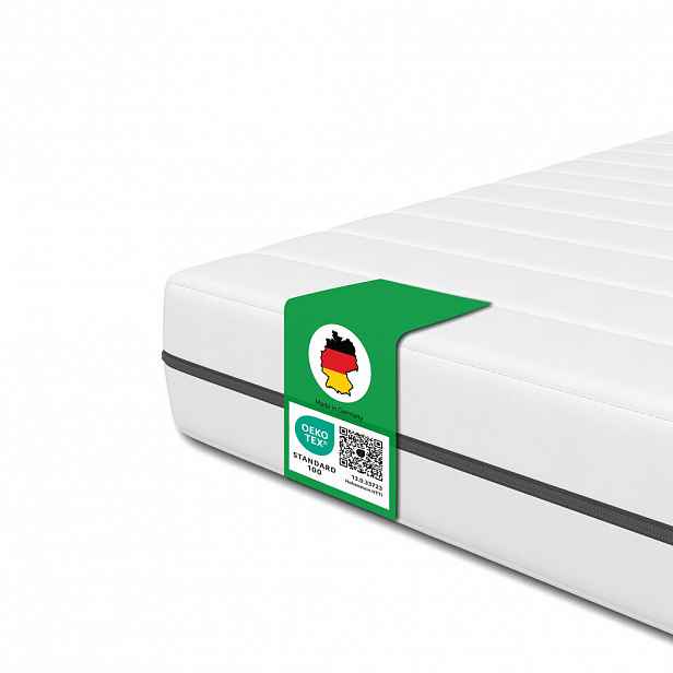 Schlaftroll MATRACE 100x200 H2/H3 – 7zónová matrace ze studené pěny – oboustranná – výška 15 cm – pratelný potah