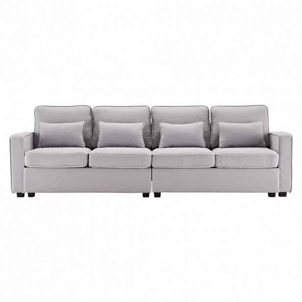 SEDACÍ SOUPRAVA 4-místná 264/83/87 cm Šedá