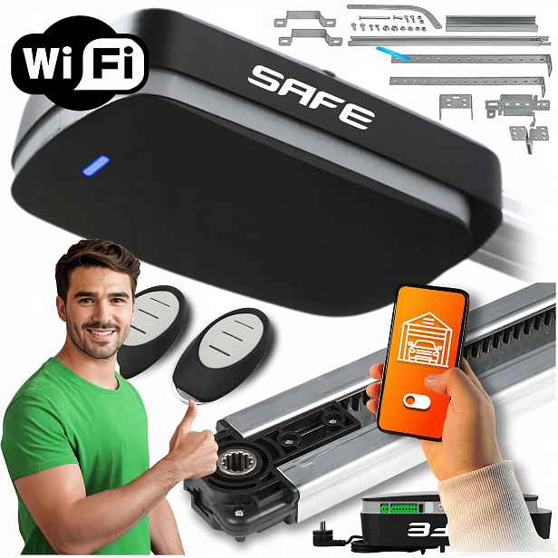 Set Pohon Pro Garážová Vrata 2,6 m Wifi Tuya Kolejnice 1000N Ultra automat