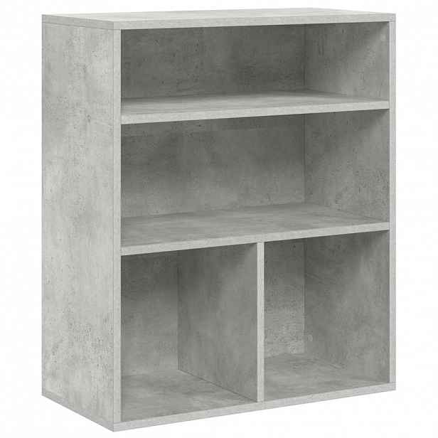 vidaXL Knihovna betonově šedá 60x30x71,5 cm kompozitní dřevo