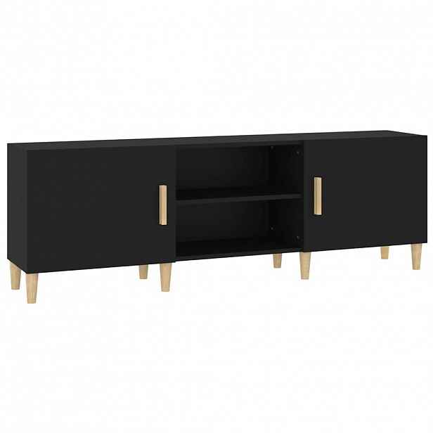 vidaXL TV skříňka černá 150 x 30 x 50 cm kompozitní dřevo
