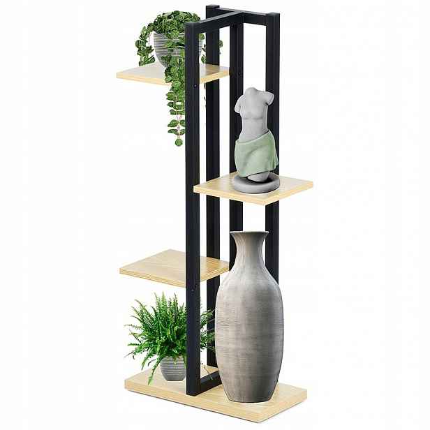 Držák Na Květináč kovový, 4-úrovňový, 93 cm