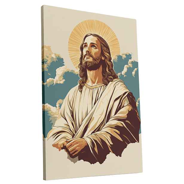Obraz na plátně Ježíš Kristus pro děti a mládež, moderní 60x90 dárek