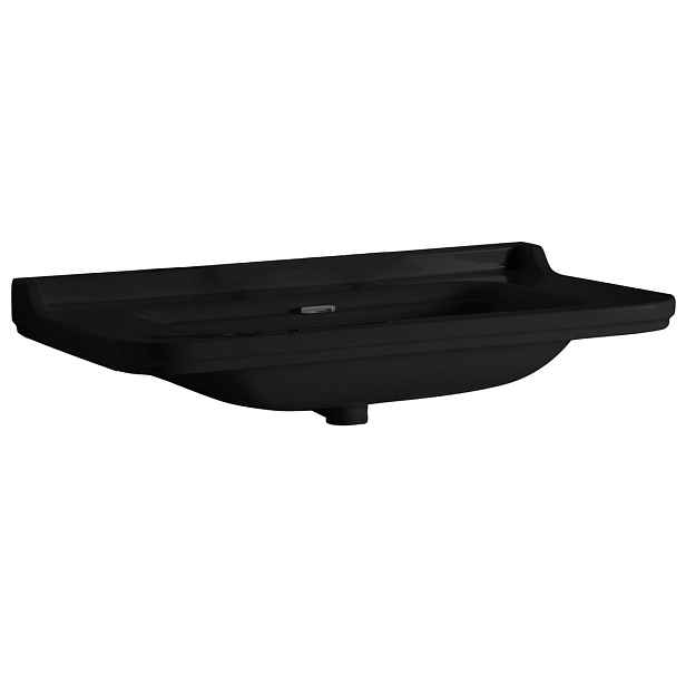 Kerasan WALDORF keramické umyvadlo 100x55cm, černá mat