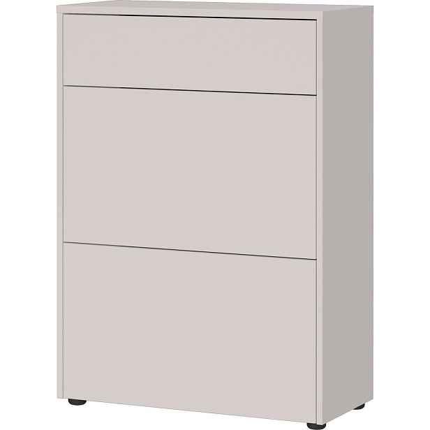 Krémová matná skříňka 70x99x34 cm Binetto – Germania