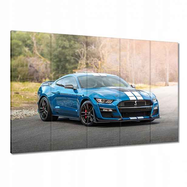Obrazy 100x70 Modrý Ford Mustang
