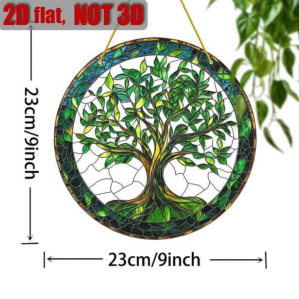 TEMU 2D plochá dekorace - 2D, plochá, akrylová ozdoba, univerzální, pro domácí dekorace, módní života, zahrada (9 palců X 9 palců), dekorace k