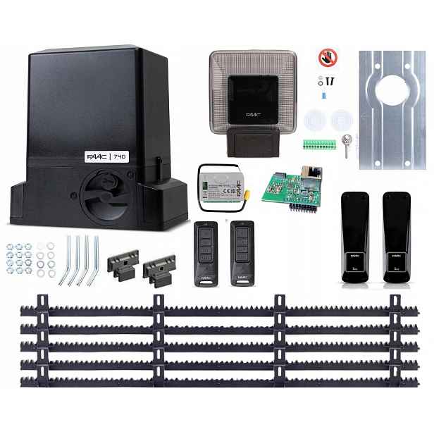 Faac DELTA2 740C Sada pro 500 kg Pilot XT4FDS E781C Xwbl WiFi Lan Nová!