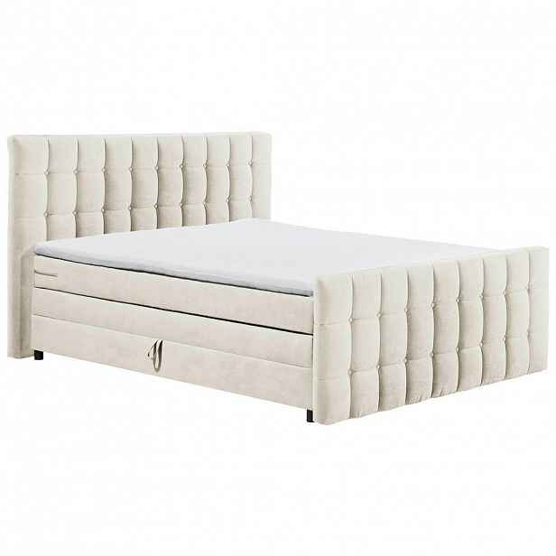 MID.YOU POSTEL BOXSPRING, 180/200 cm, krémová