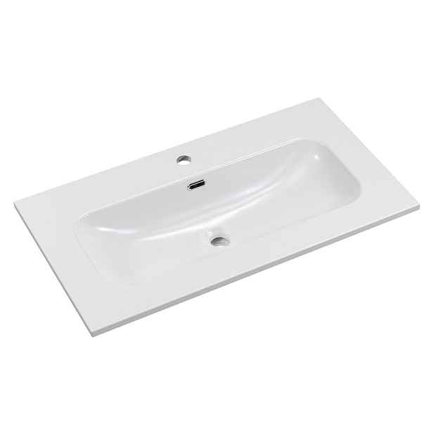 ArtCom Keramické umyvadlo FLY 80 | E-8073-80 | bílý lesk 80 cm