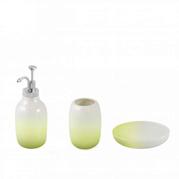 Futuristický Designový Koupelnový Set Z Perleťové Keramiky