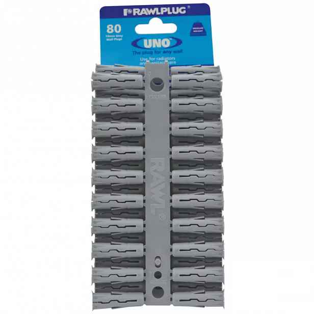 Hmoždinka univerzální Uno šedá 10x36 mm (80ks)