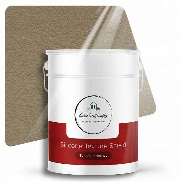 Silikonová omítka 1,5 mm Baranek Khaki 15KG F455