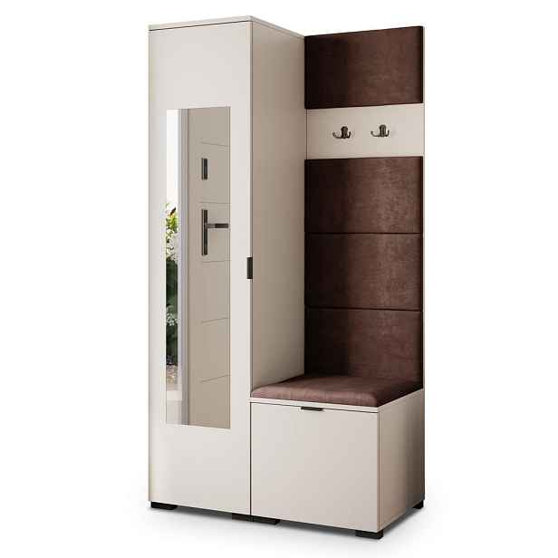 MASSENO MODERNÍ PŘEDSÍŇOVÁ SESTAVA VIRA, 95/181/51 cm, kašmírová