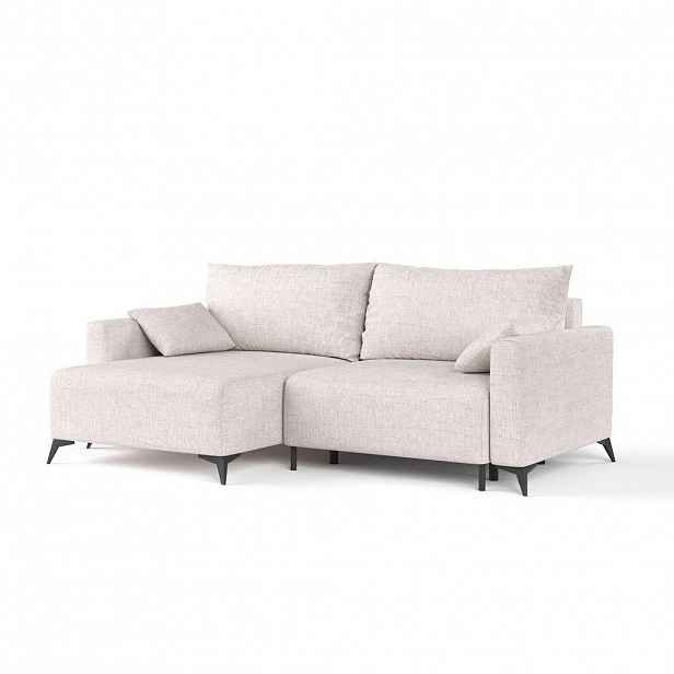 AltaBeds ROHOVÁ SEDAČKA NUVIO, textil, Písková