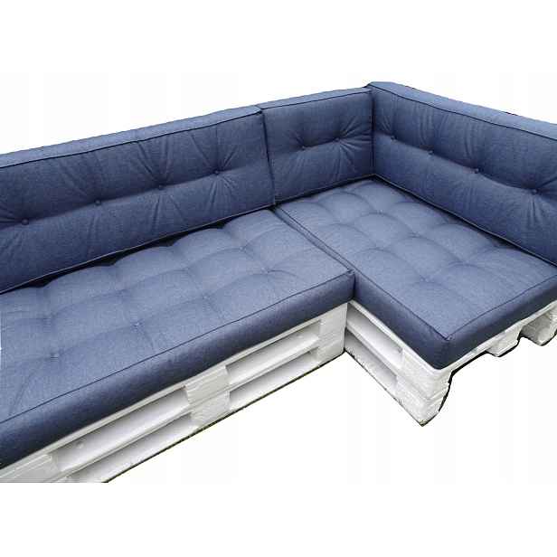 Polštáře na dvě Palety 6 ks 120 x 60 Marine