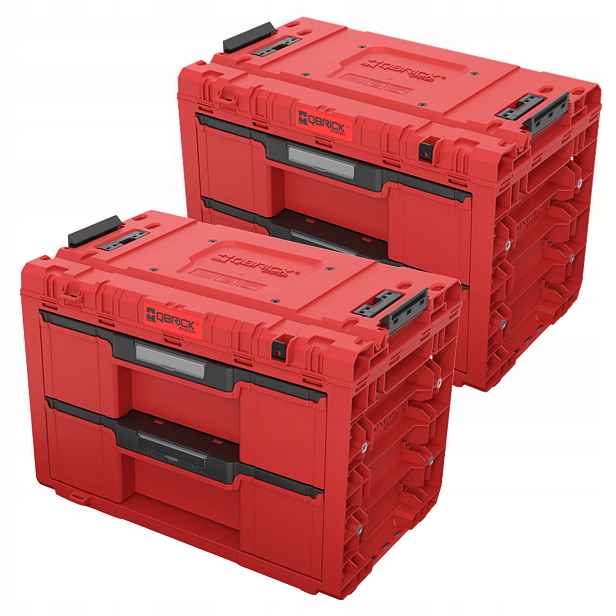 Qbrick System Prime DRAWER2 Toolbox Expert RedUltra Hd Skříň x2